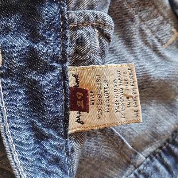 VINTAGE 7 for All Mankind Wide Leg Jeans - Picture 5 of 9